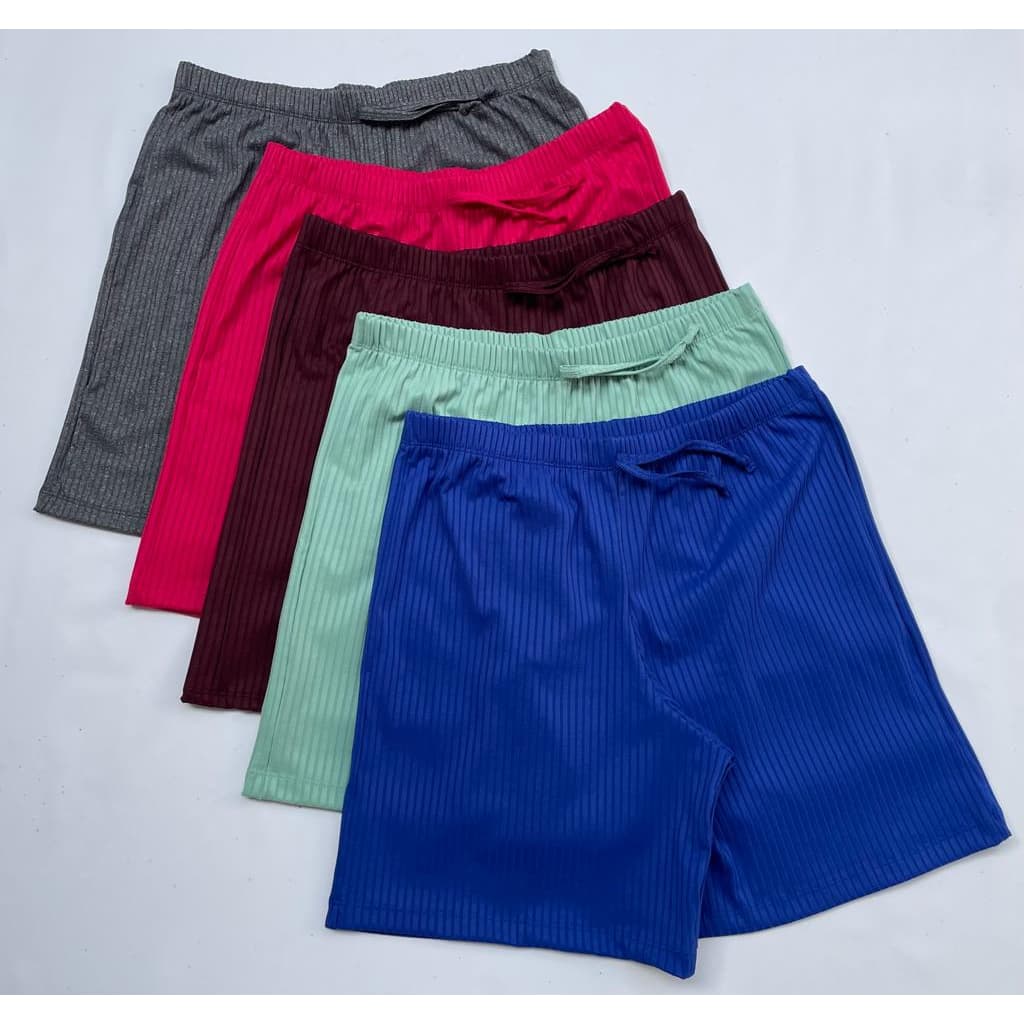 bermudas canelada do g ao g5 plus size