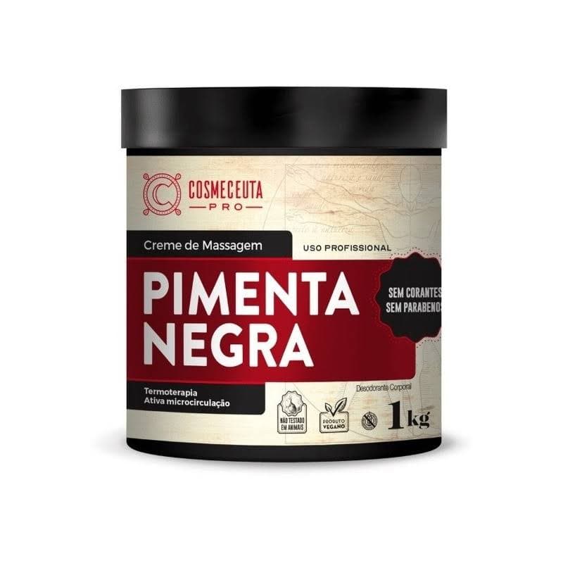CREME DESODORANTE DE MASSAGEM PIMENTA NEGRA 1KG COSMECEUTA