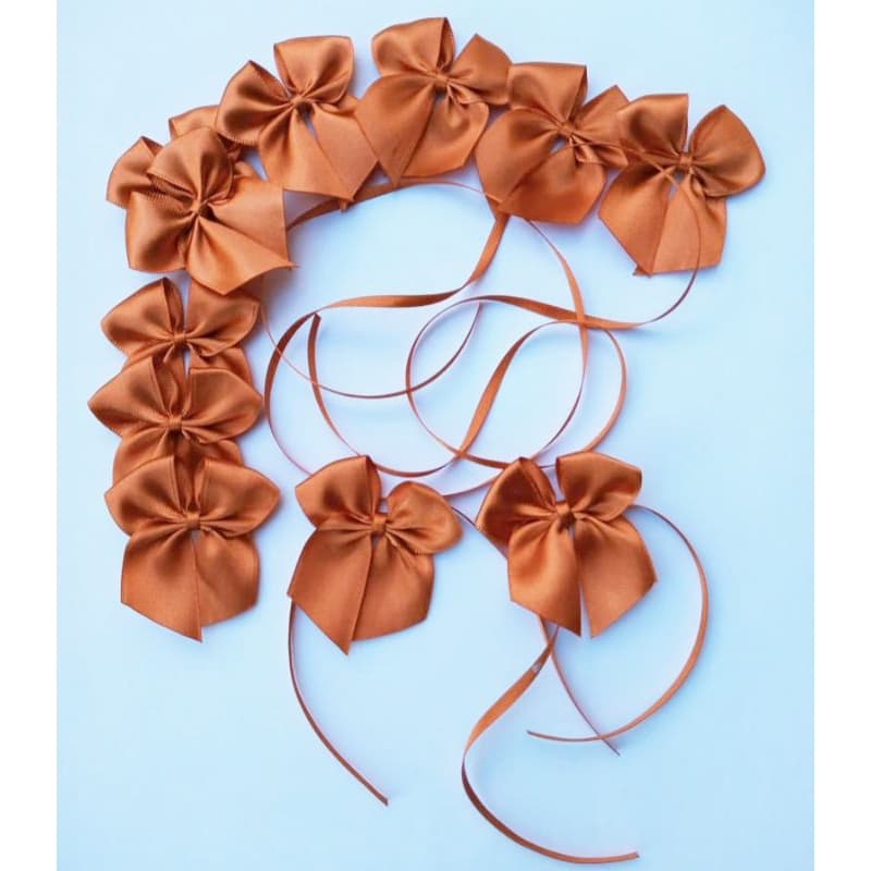 Laço de Cetim, Nº5 (22mm) Acompanha  a fita de amarração, 50 ou 100 unid, para artesanato,  convites...