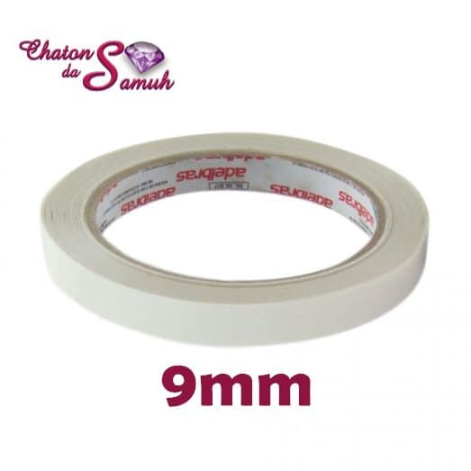 1 Rolo Fita Dupla Face Transparente Adelbras 9mm x 30mt