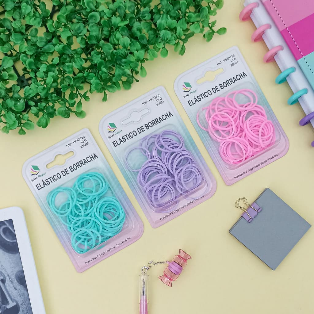 Elástico de Borracha Colorido - Interponte