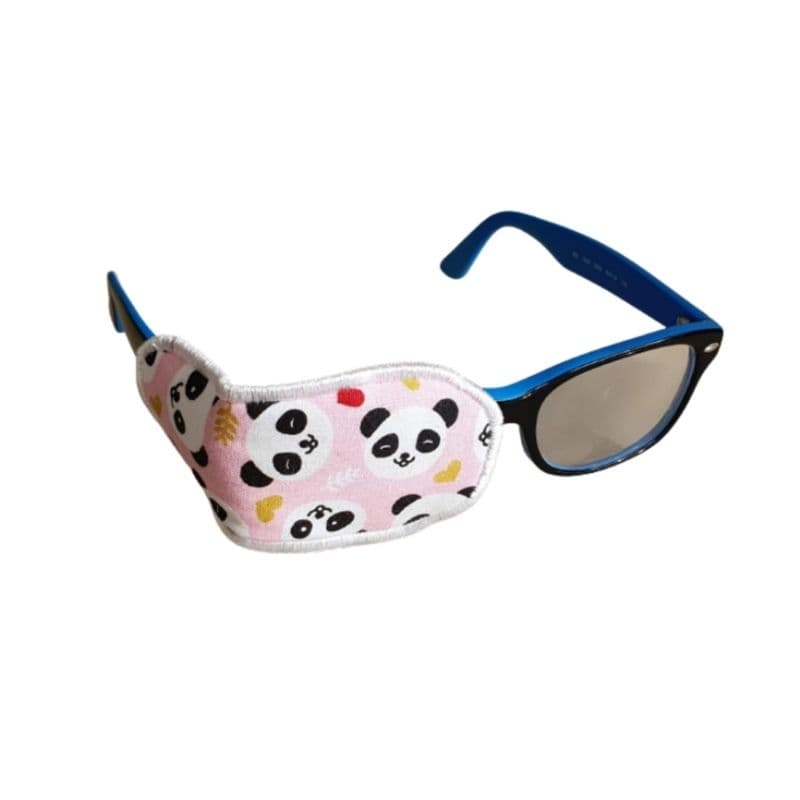 Tapa olho oclusor Infantil Tampão em Tecido para Óculos - Panda