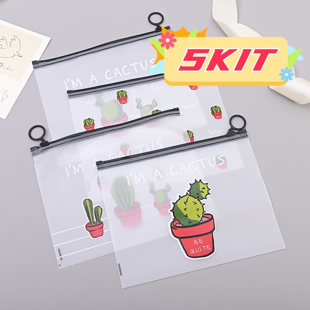 5 Pcs Unidade Estojo Multiuso Bolsinha Necessaire Multi Padrão Promoções