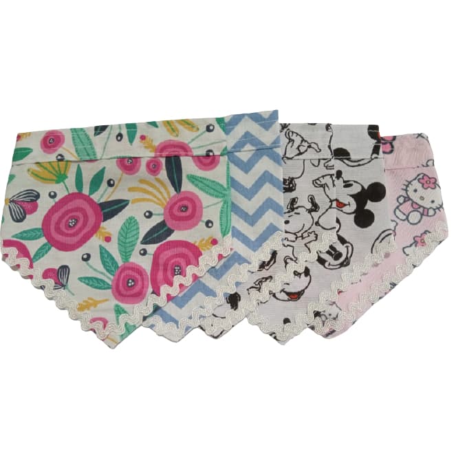 Kit 3 Bandana pet cachorro Gato Banho e Tosa e PetShop