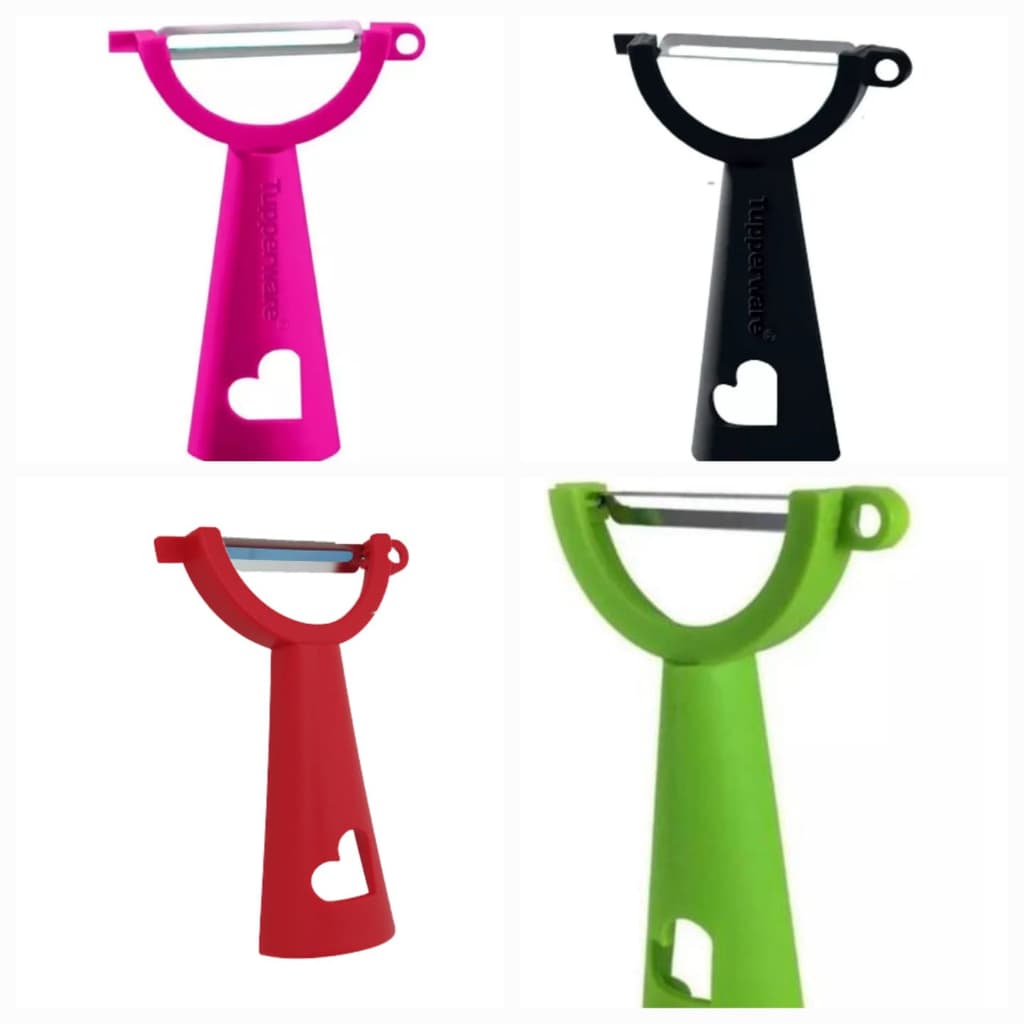 Descascador de Legumes Verde, Vermelho, Rosa, Azul e Preto da Tupperware