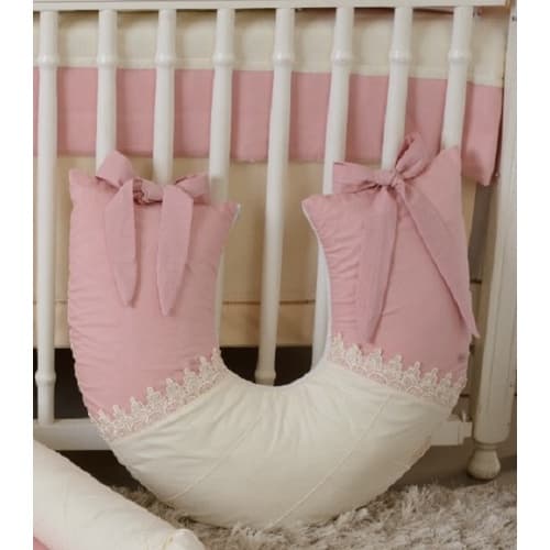 Almofada Amamentar Menina Sofia Rose Blush 100% Algodão