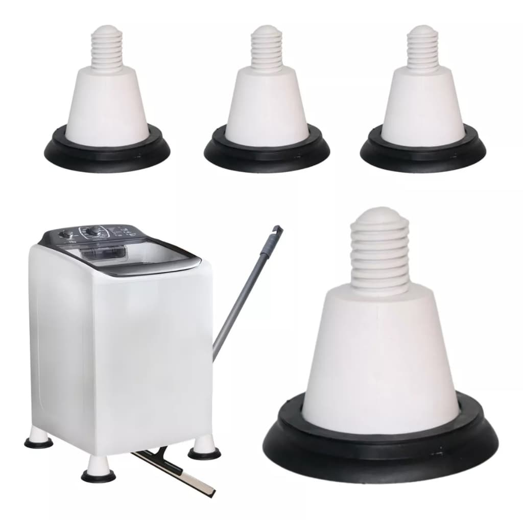 Pé Nivelador Anti Vibração Máquina Electrolux Mais Alta 4 Un