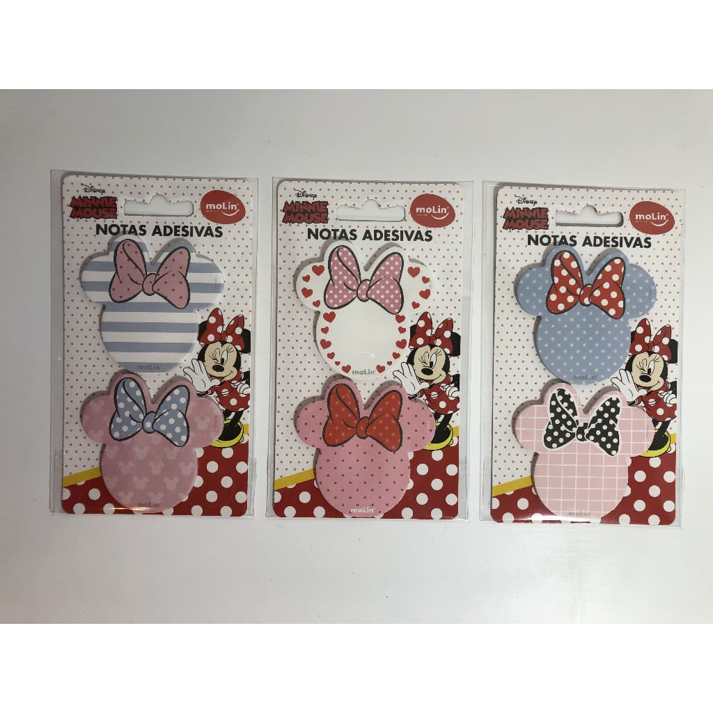 Bloco de Notas Adesivas Minnie - Molin (Escolha o Modelo)