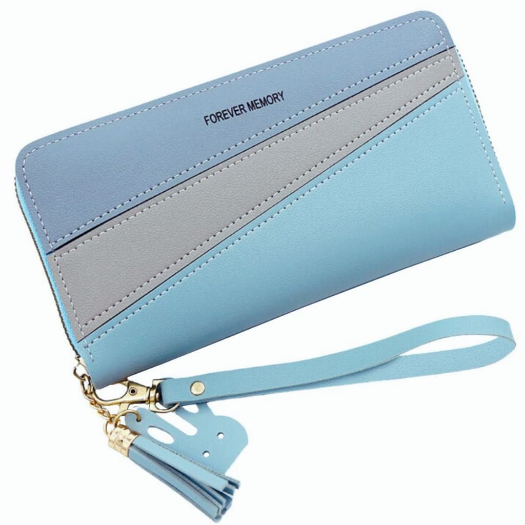 CARTEIRA FEMININA ESTILOSA PORTA CARTÃO COM ZÍPER E ALÇA