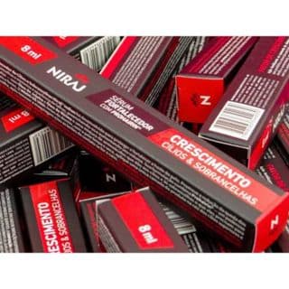 Niraj Serum Kit Com 10 unidades 8ml - Fortalecedor - Vermelho