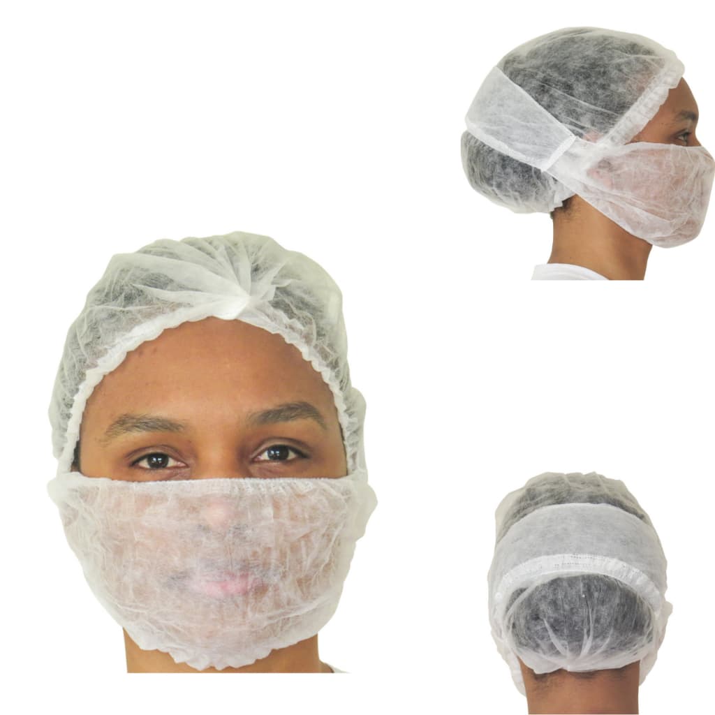 Máscara Protetor Barba e Bigode - c/100