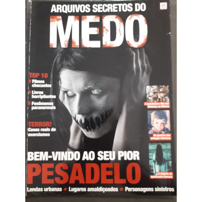 REVISTAS TERROR MEDO LENDAS URBANAS FIM DO MUNDO