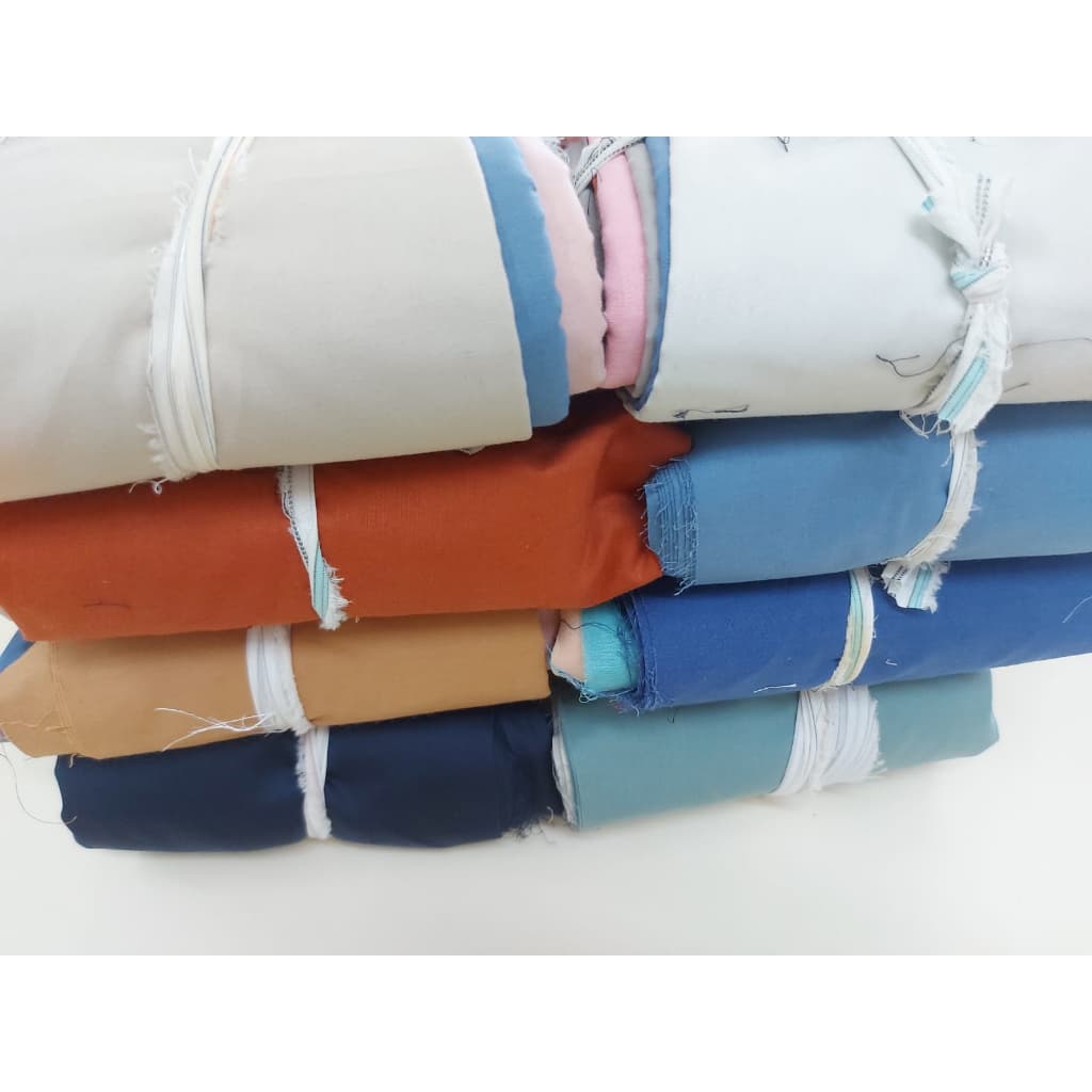 Pacote de Retalho Liso Cores Diversas de Algodão