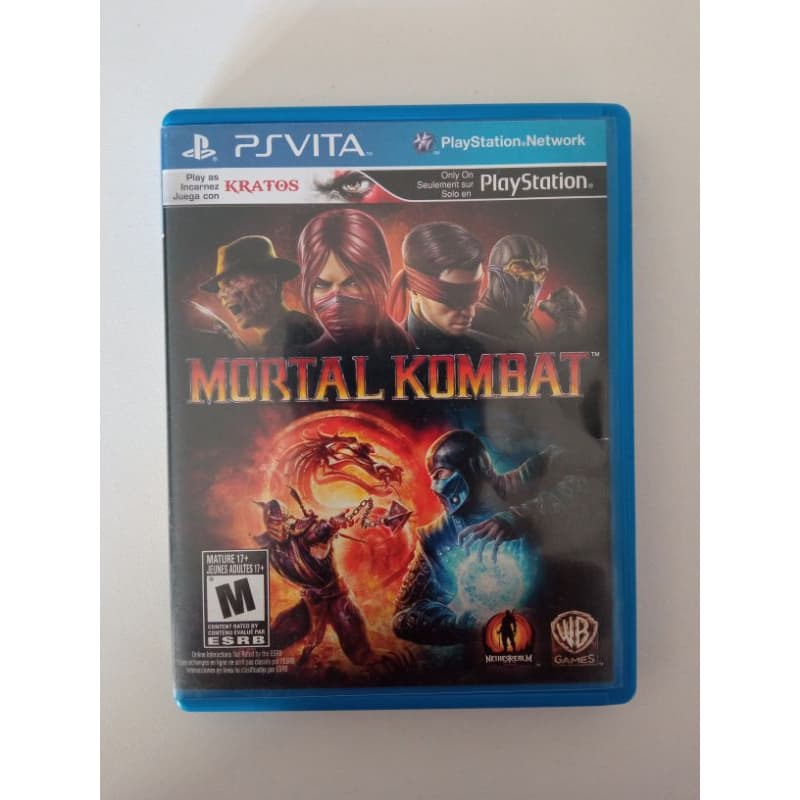 Jogo Mortal Kombat psvita PS vita original mídia física seminovo