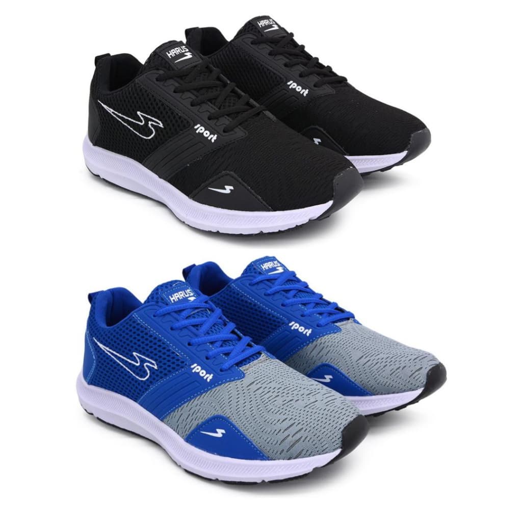 Kit 2 Pares Tenis Masculino Original Confortavel Promoção Esportivo Corrida Envio Já