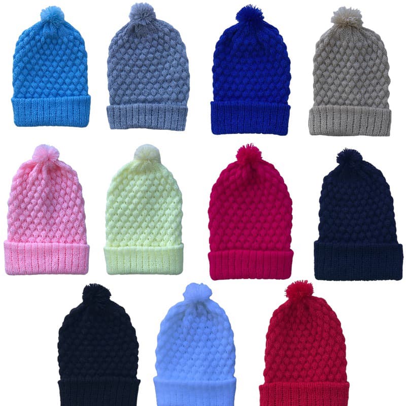 1 Gorro Recém Nascido Tricô Bebê