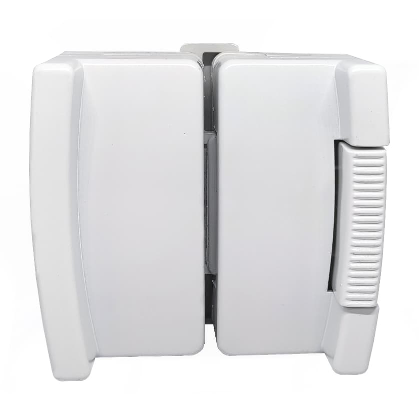 Fechadura Janela De Vidro Bate Fecha 1570 Bate E Fecha Branco