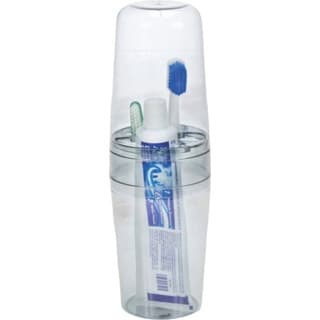 Porta Escova Dental Acrílico - porta Escova de Dente - Creme Dental