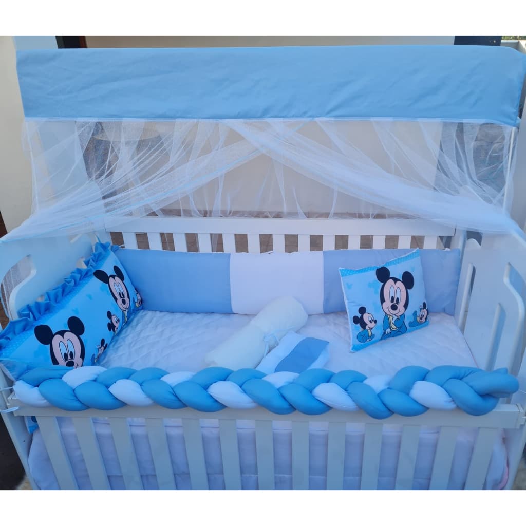 Kit Berço Urso Rei Luxo 11 Peças Americano e Nacional