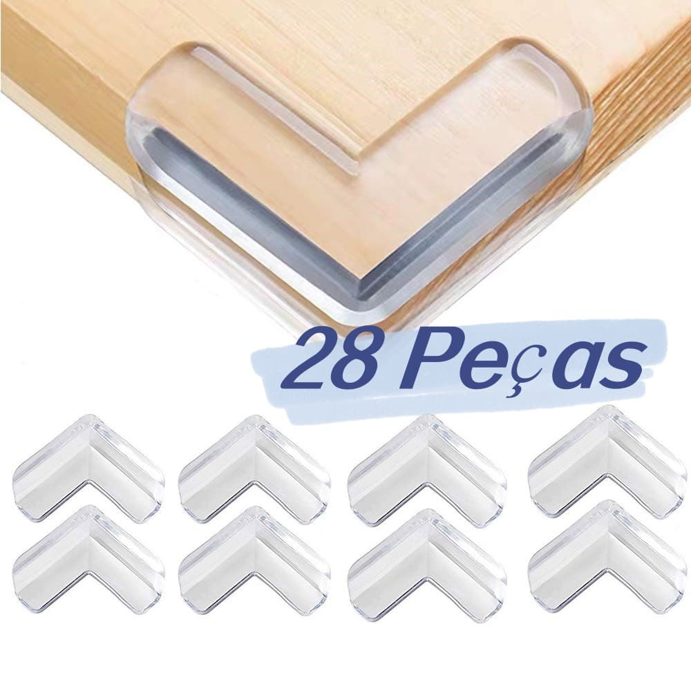28 Protetor De Silicone De Mesa Quina Protetor Para Móveis Quarto Cozinha Casa