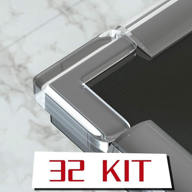 32 Protetor De Quina Silicone Mesa Segurança Para Crianças  Proteção Anti-colisão Promoção