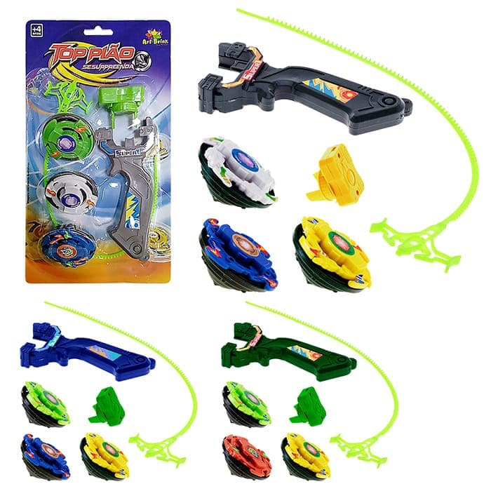 blay Beyblade Anime Pião Burst Metal Com Lançador Novo Pronta Entrega