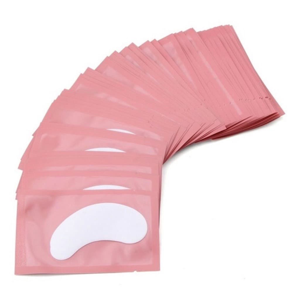 50 Pares Protetor Pálpebra Alongamento Cílios Patch Pad Gel