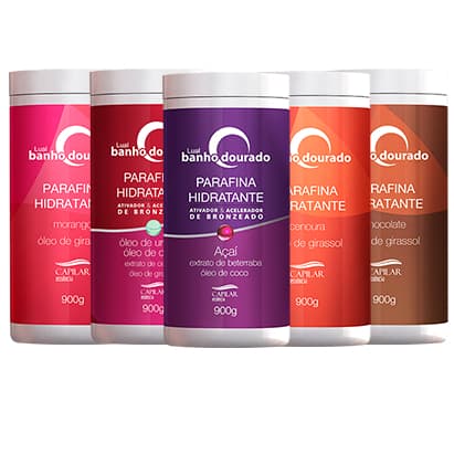 Parafina Hidratante Banho Dourado Capilar  Essência Show Bronze