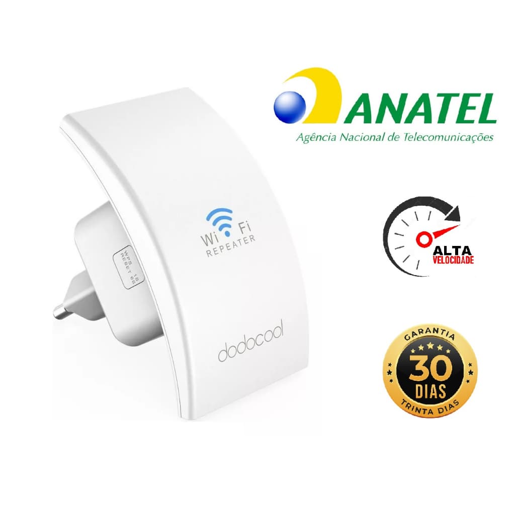 Repetidor Wifi Extensor Amplificador Sinal Internet Wireless 1800 Mbps