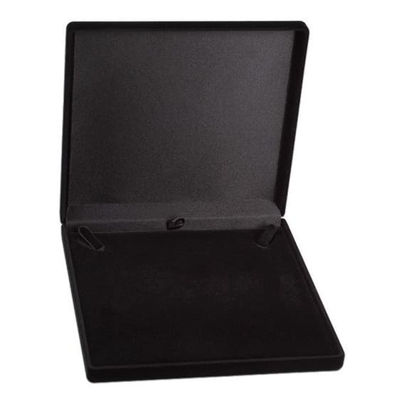 Estojo de veludo quadrado para colar (23E)