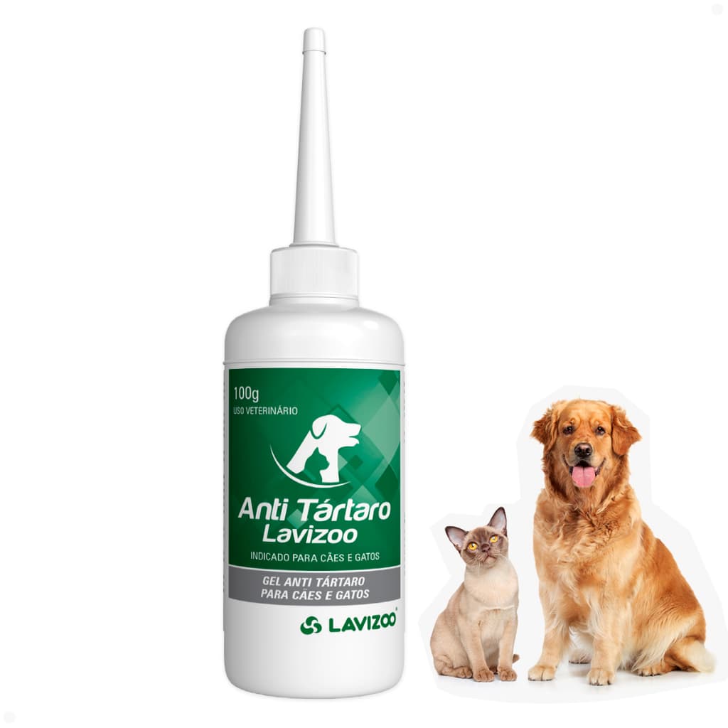 Removedor De Tartaro Anti Tartaro Para Caes E Gatos em Gel 100gr