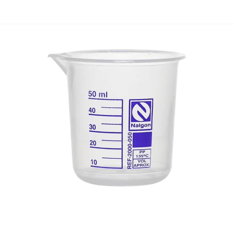 Medidor Dosador Copo Bequer Becker Plástico Transparente Diversas Medidas 50ml 100ml 600ml 2000ml