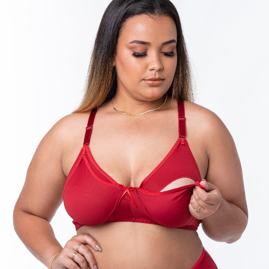 Sutiã Amamentação Forma Grande Sem Bojo Confortável Alça Reforçada Lindo Gestante Pós Parto