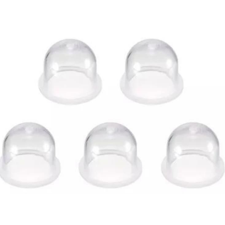 Kit 5 Bulbo Prime Bolha Injetor De Gasolina Para Roçadeiras 26cc 33cc 43cc 52cc