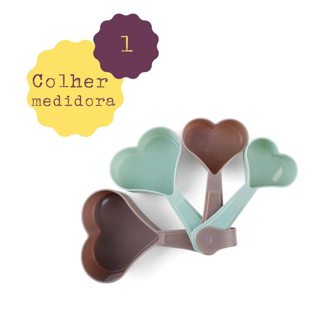 Kit Colheres Medidoras Xicaras 4 Medidas