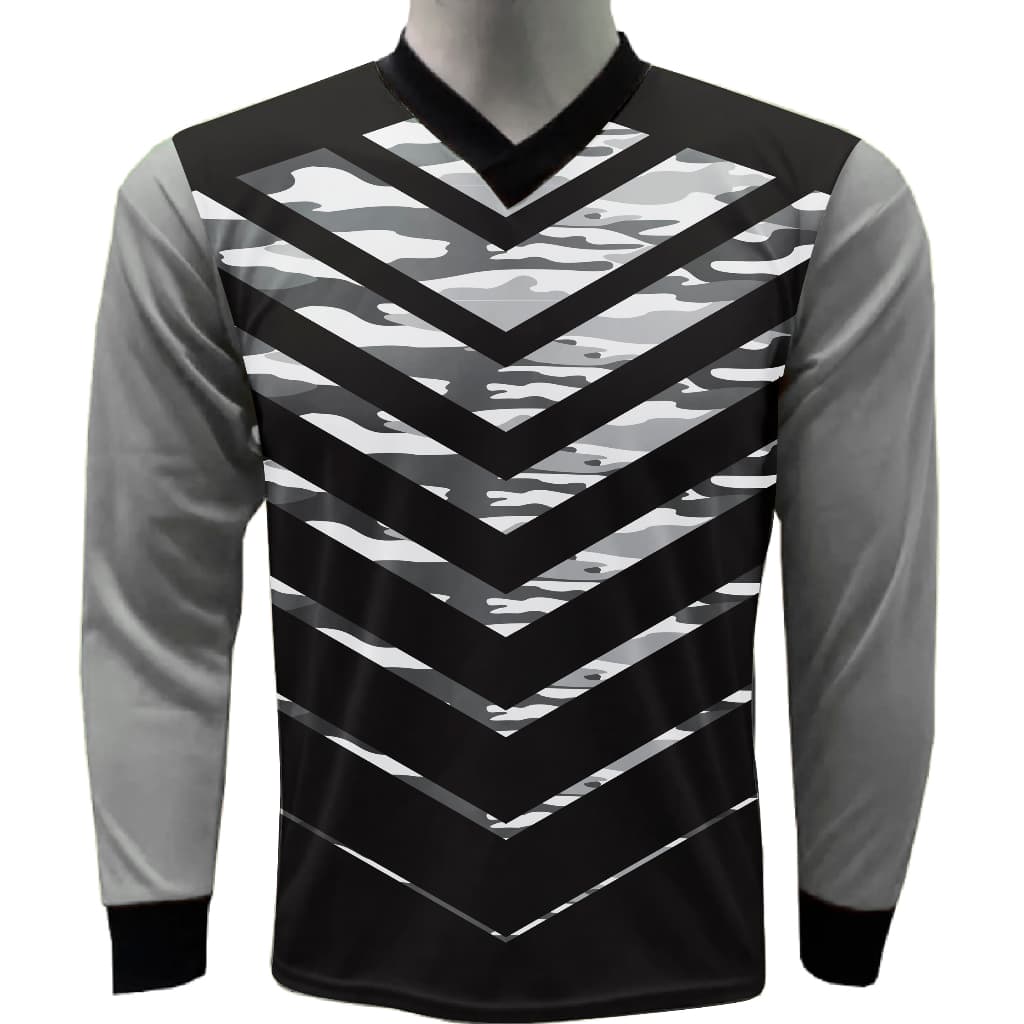 Camisa de Goleiro Manga Longa Almofadada Adulto ou Infantil