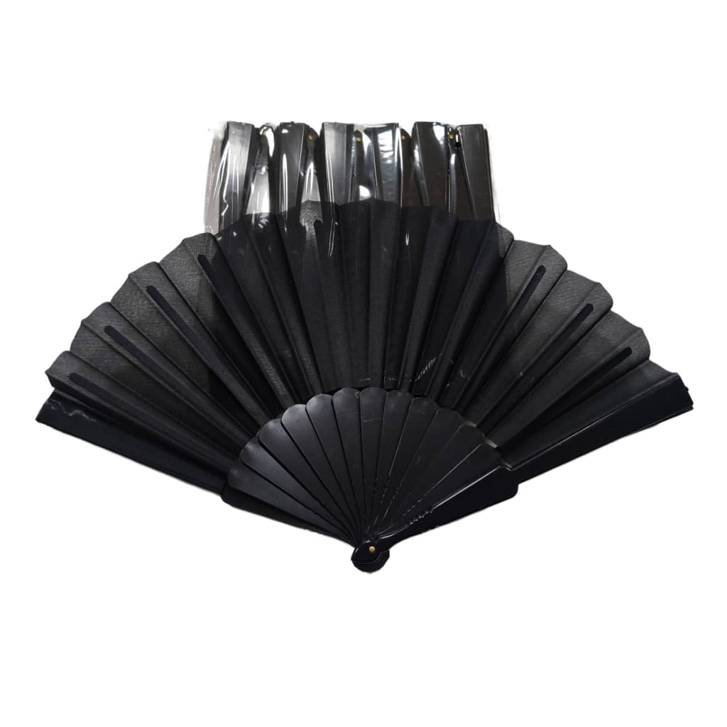 Kit 12 Leques de Mão Liso Personalizável Festa Eventos Customização