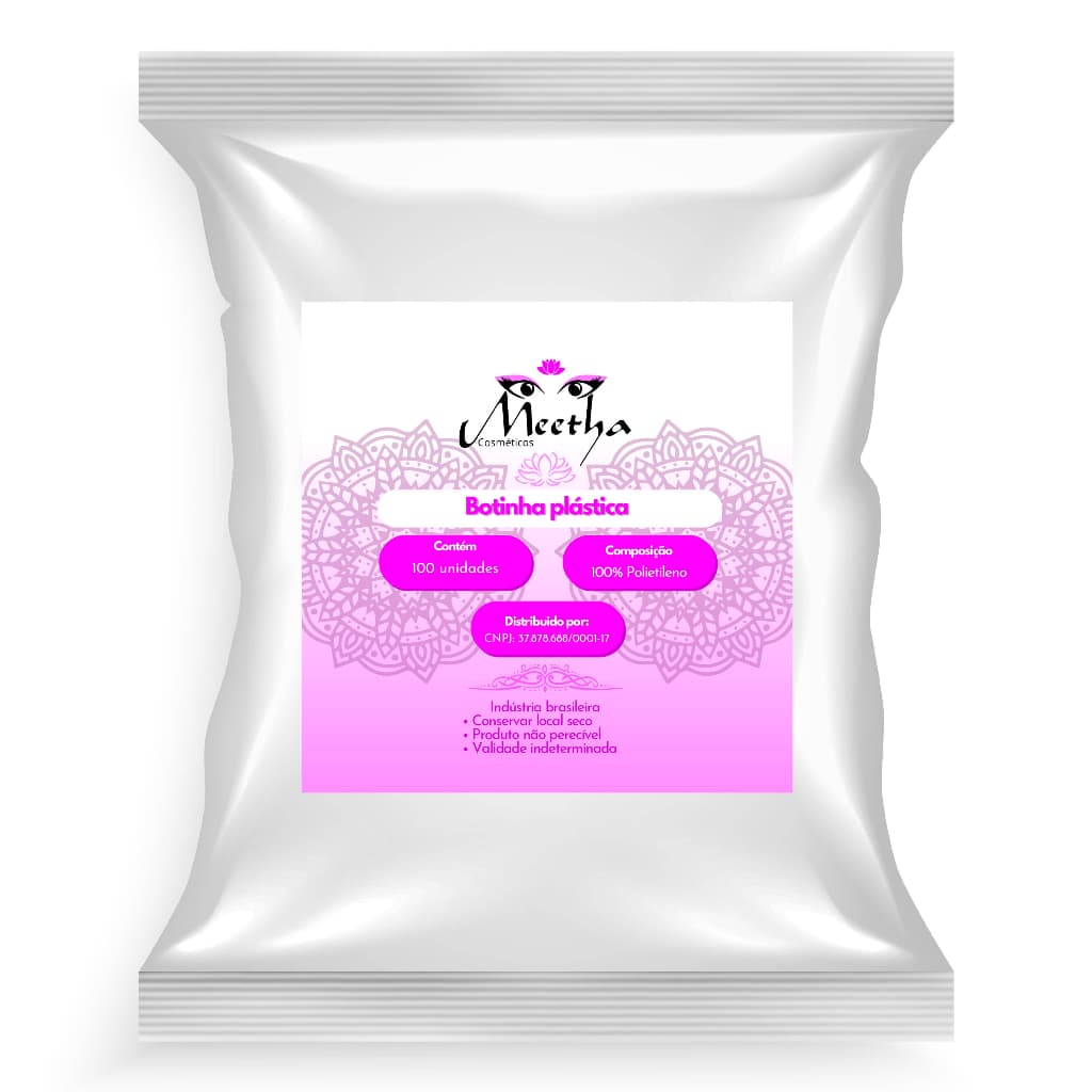 Botinha Descartável Pedicure 100 unidades