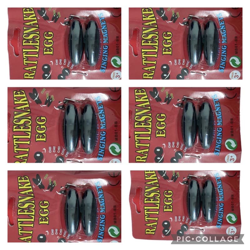 6 Rattlesnake Egg - Ovo De Cascavel Magnético / Pegadinha