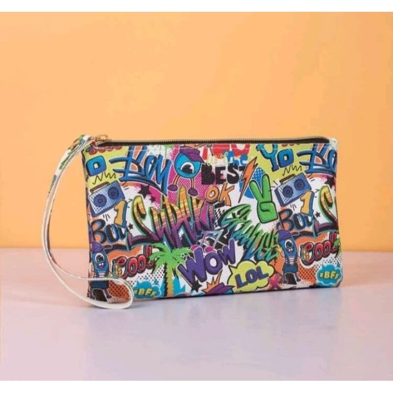 Carteira de Mão/Necessarie Art POP