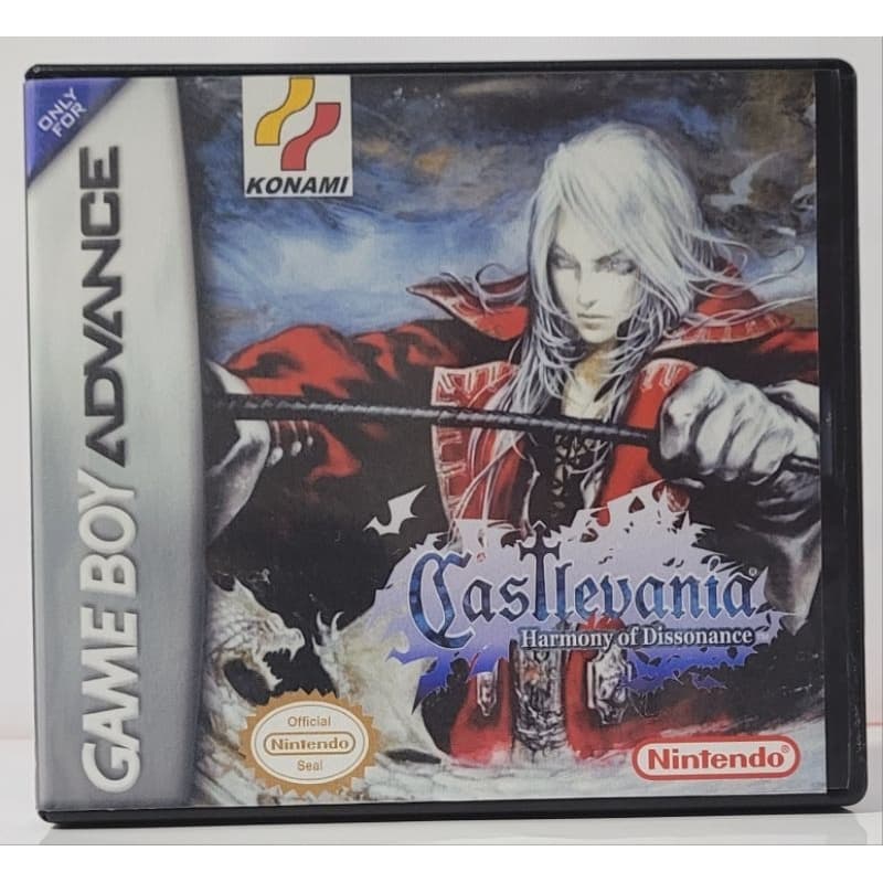 Cartucho Fita Castlevania Harmony of Dissonance em (PORTUGUÊS) Game Boy advance Gba / Nds