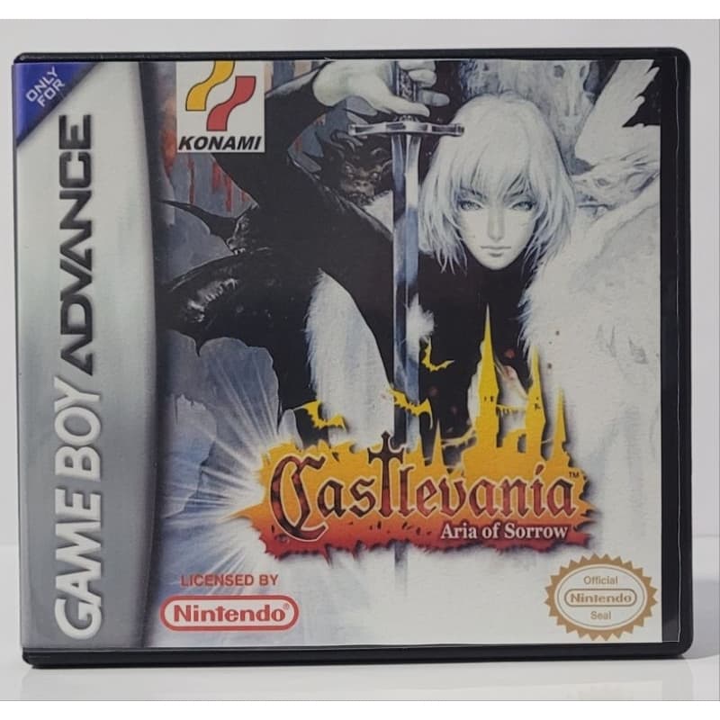 Cartucho Fita Castlevania Aria of Sorrow em ( PORTUGUÊS) Game boy Gba / Nds