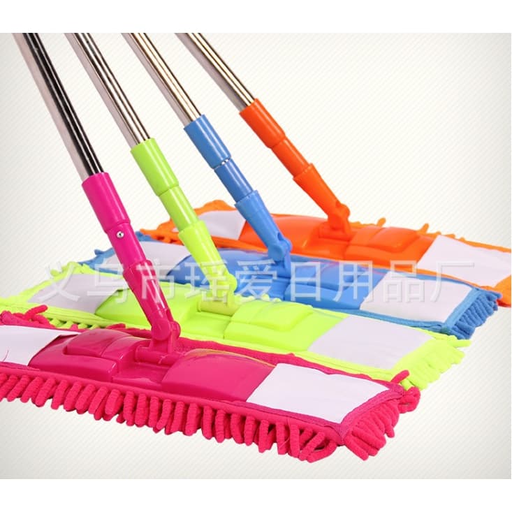 Rodo Mop Esfregão Retrátil Microfibra 42cm Limpeza Piso 9285