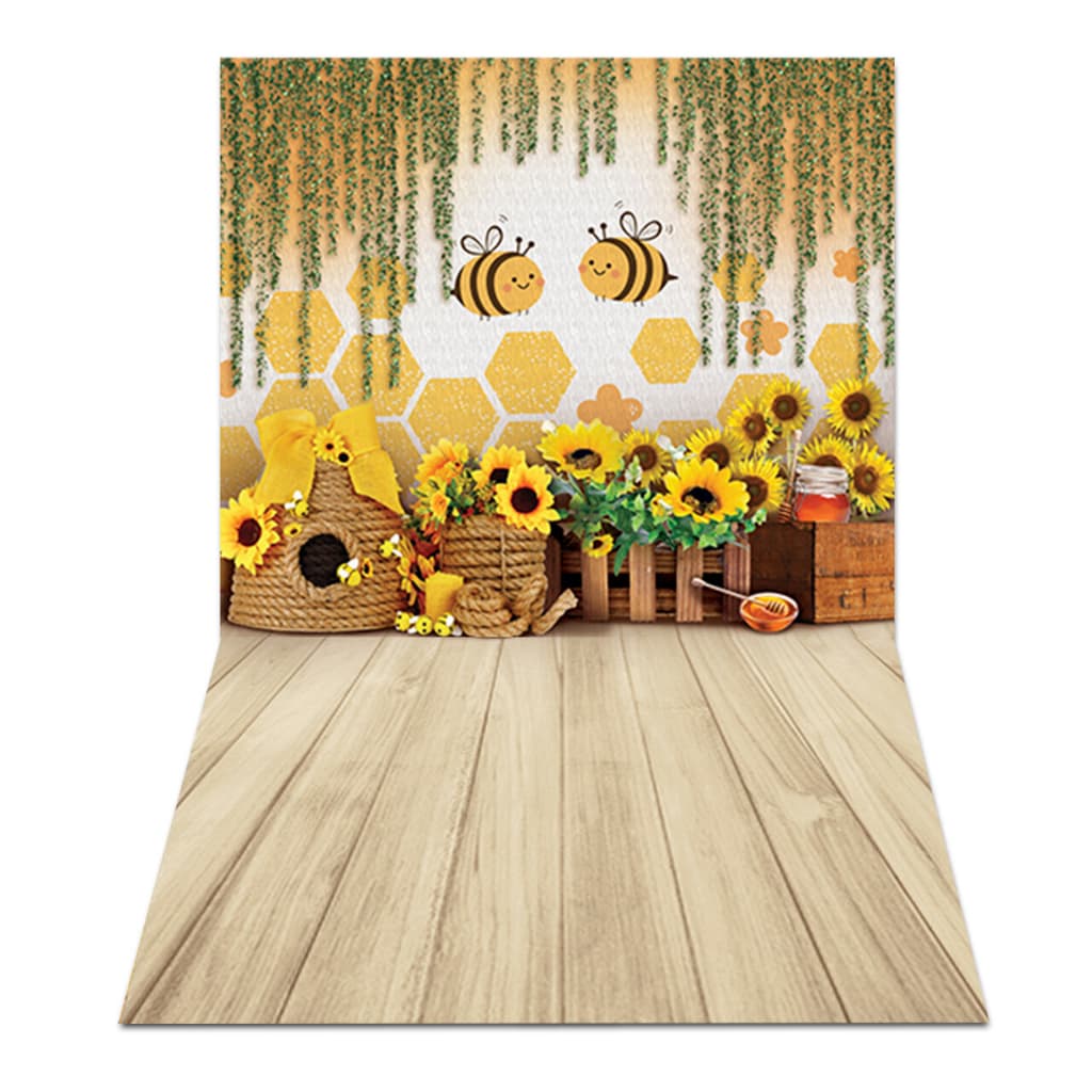 Fundo Fotográfico Newborn Abelhas em Tecido PN-01333