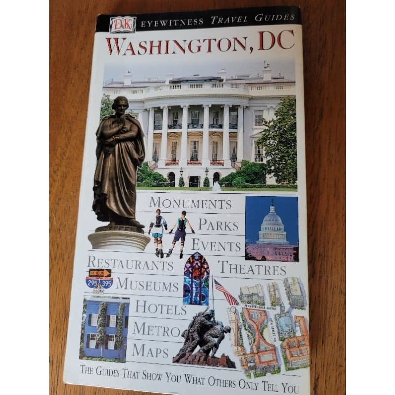 Guia de viagem Washington, Eyewitness Travel guide em inglês
