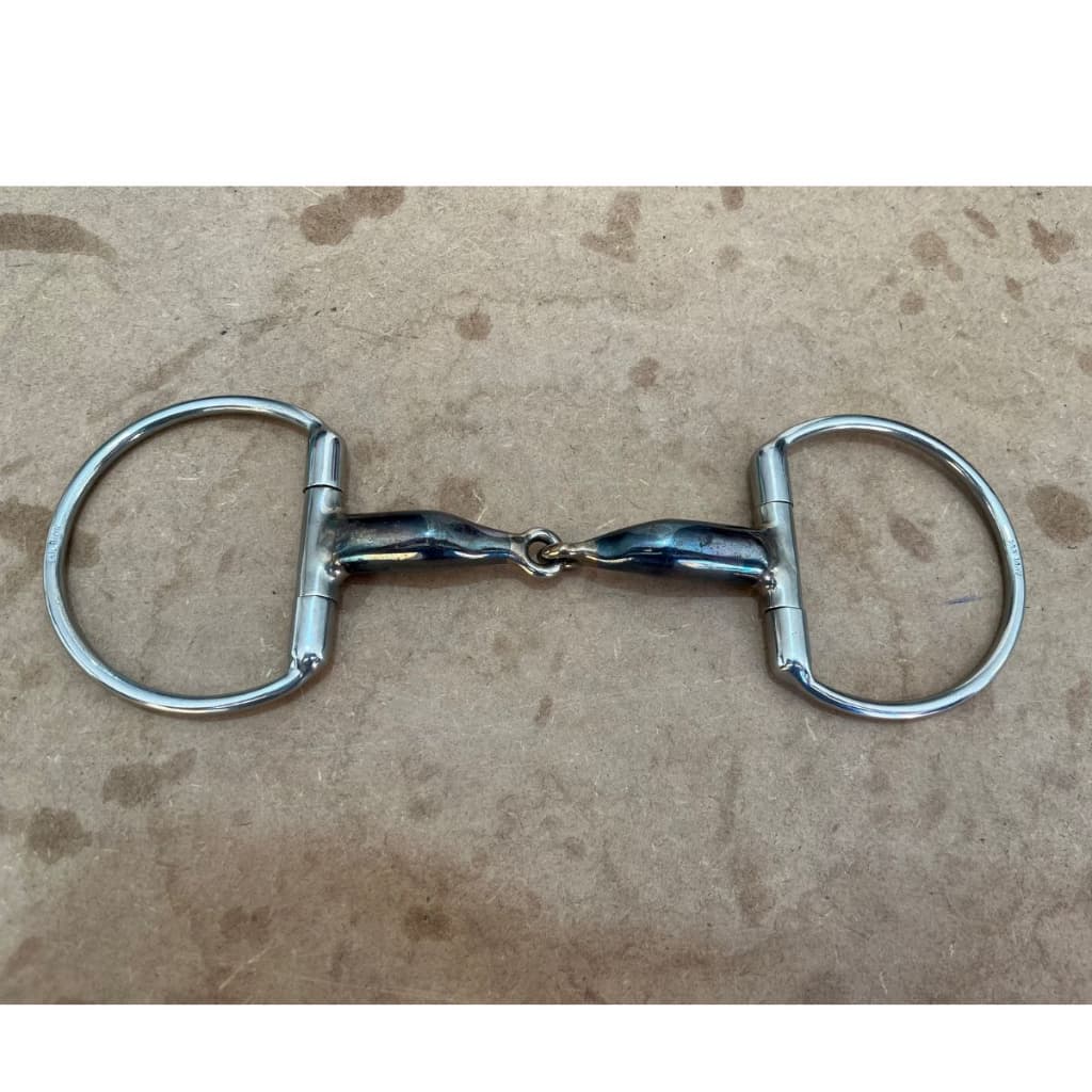 Bridão Leve Inox Bocal de Ferro Modelo D Grande