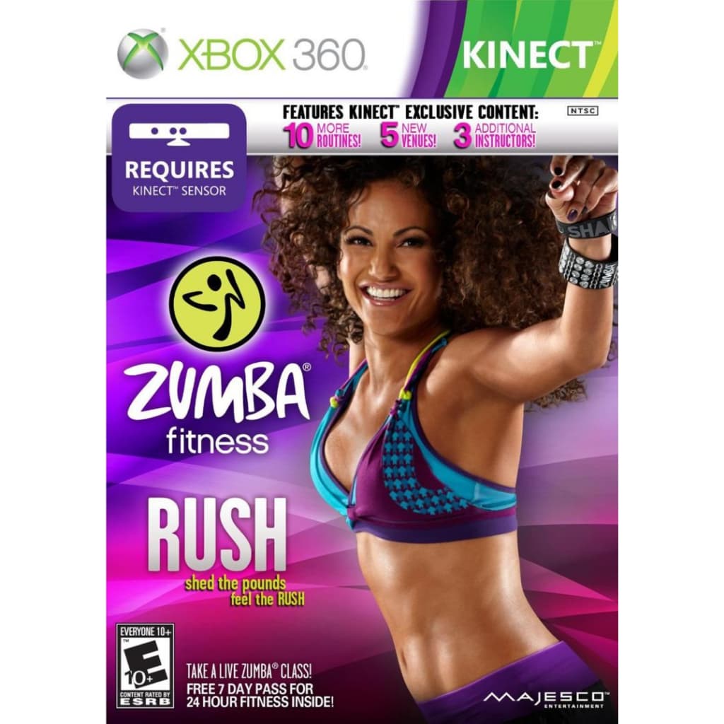 zumba fitness rush kinect xbox 360 MIDIA FÍSICA