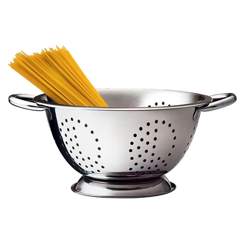 Escorredor de Macarrão Legumes e Massa 24cm Inox