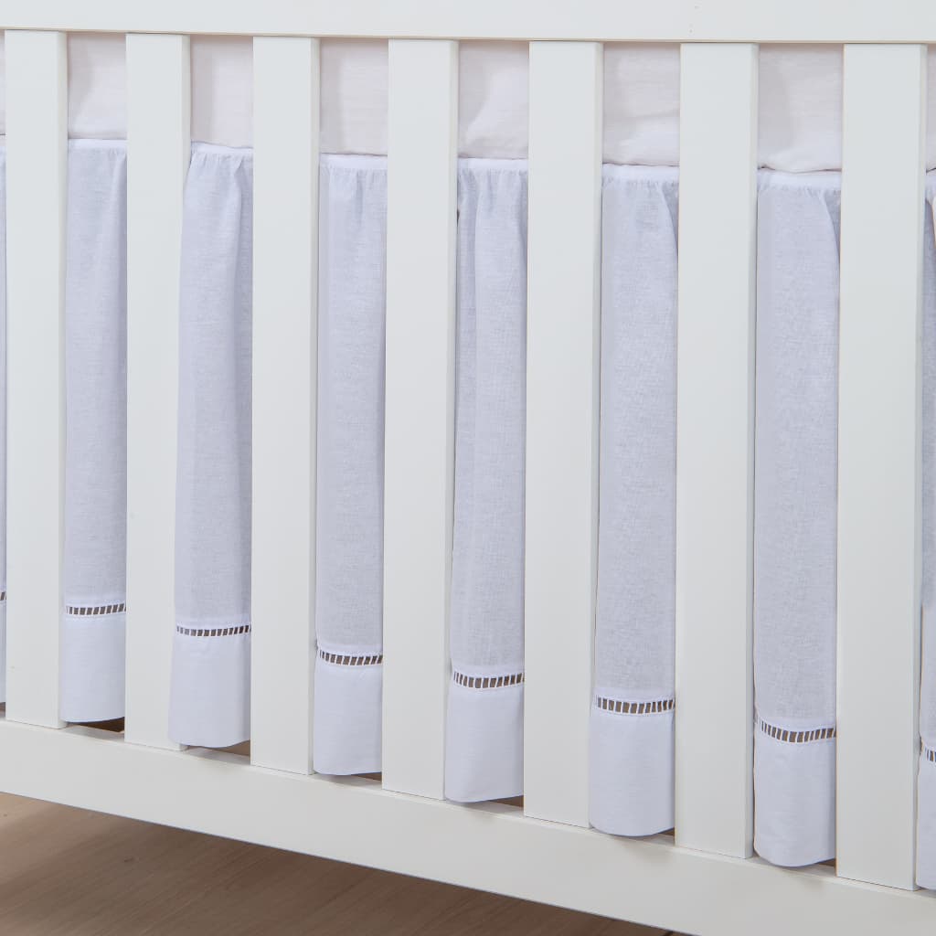 Saia Para Berço Ponto Palito 2 Lados