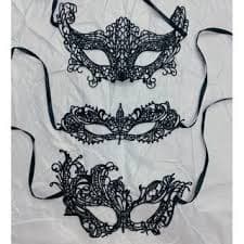 máscara de renda preta festa fantasia , baile , halloween , carnaval etc